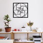Wallity Golden Ratio Escultura de pared Negra